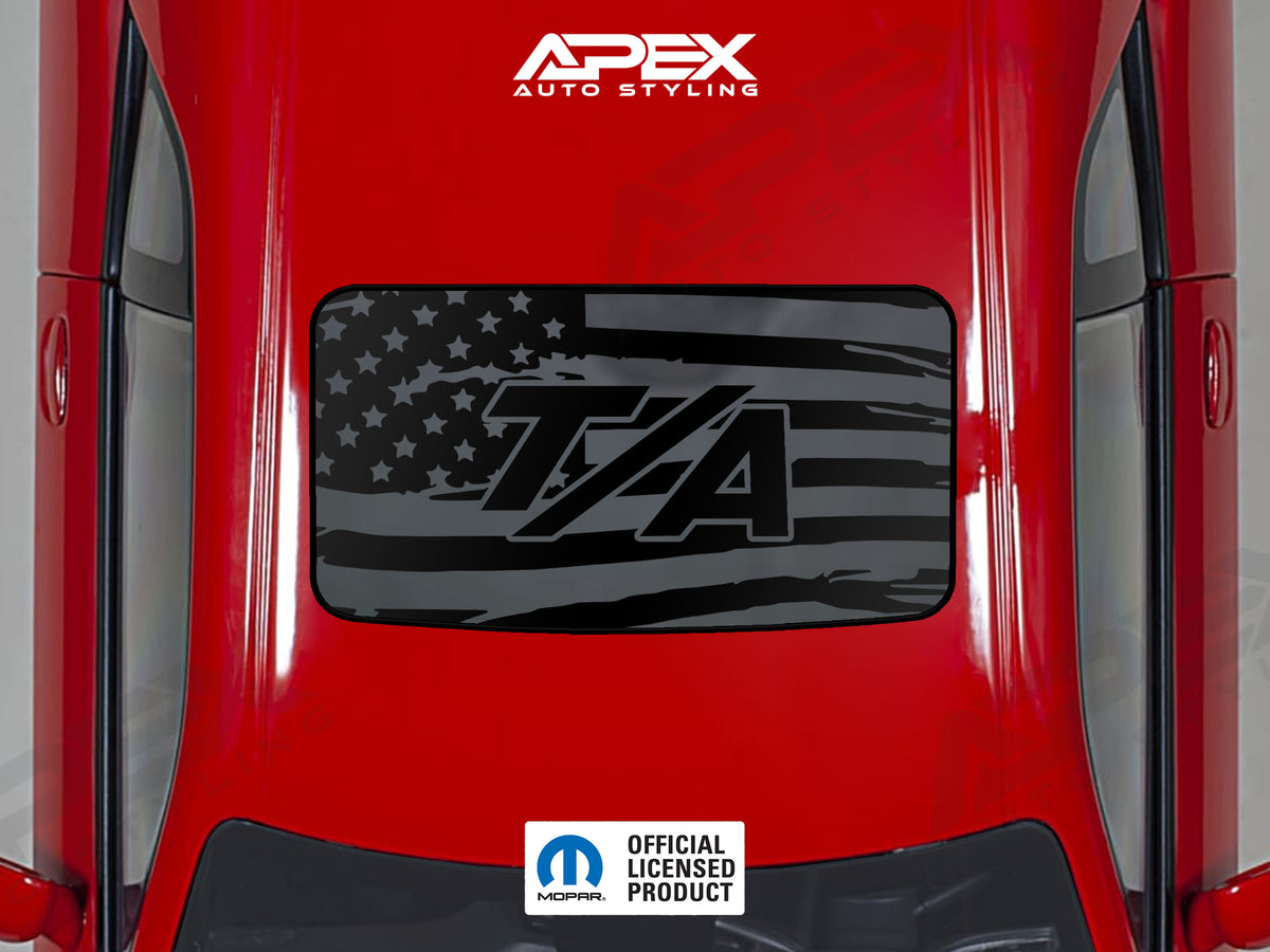 Dodge Challenger Sunroof Decal - T/A Logo – Apex Auto Styling