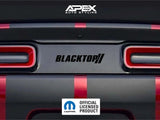 Challenger Taillight Divider Decal - Blacktop Logo
