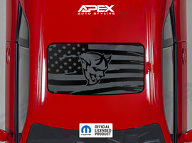 Dodge Challenger Sunroof Decal - Demon Logo