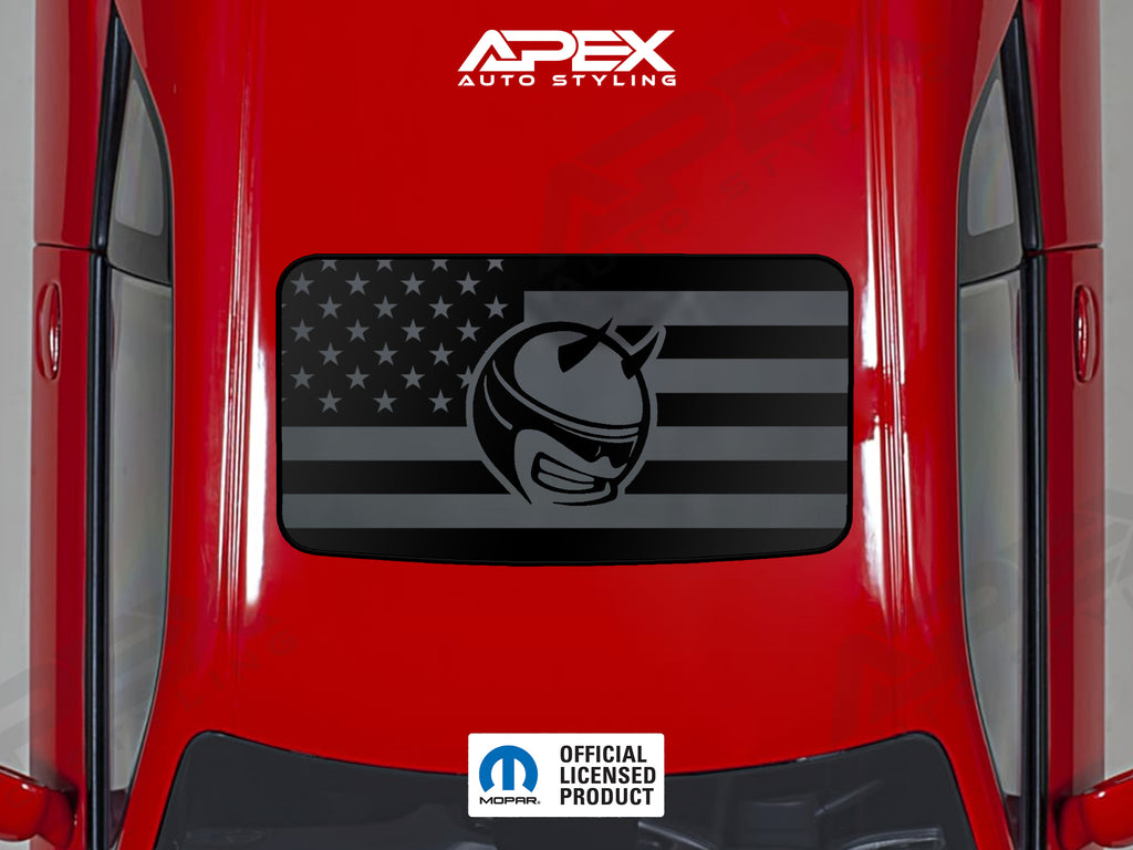Dodge Challenger Sunroof Decal - Demon Bee Logo