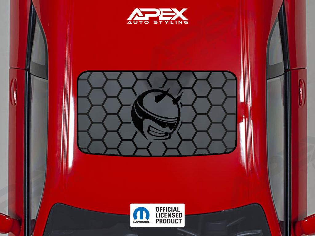 Dodge Challenger Sunroof Decal - Demon Bee Logo