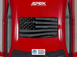 Dodge Challenger Sunroof Decal - American Flags