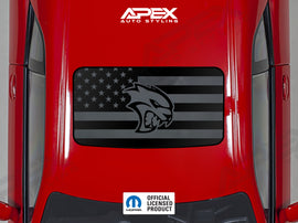 Dodge Challenger Sunroof Decal - SRT Hellcat Logo
