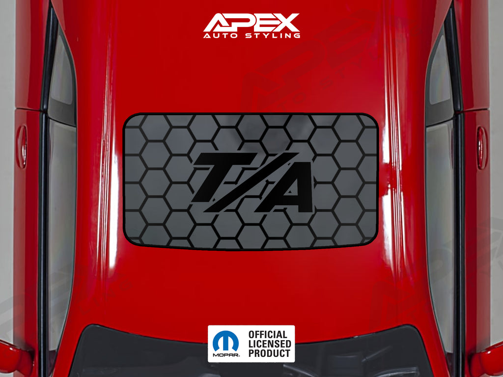 Dodge Challenger Sunroof Decal - T/A Logo