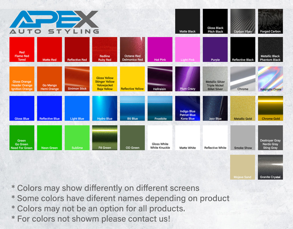 RAM TRX Bedside Decals - OEM Style Logos