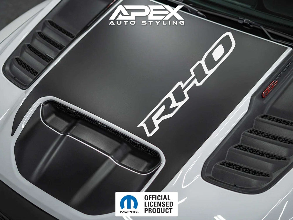 Ram Rho Rear Decal RAM RHO Hood Decals - OEM Style With RHO Logo Cutout – Apex Auto Styling