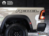 RAM Rebel Bedside Decals - OEM Rebel Logo