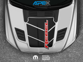RAM Rebel Hood Decals - OEM Style
