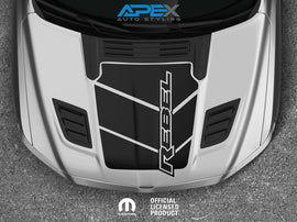 RAM Rebel Hood Decals - OEM Style