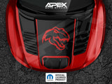 RAM TRX Hood Decals - T-Rex Head Logo Cutout