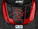 RAM TRX Hood Decals - Hellcat Logo Cutout