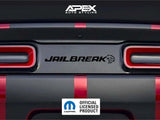 Challenger Taillight Divider Decal - Jailbreak Hellcat Logo