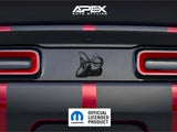Challenger Taillight Divider Decal - Scat Pack Logo