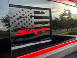 2009+ RAM Rear Sliding Window Decals - SRT Logo