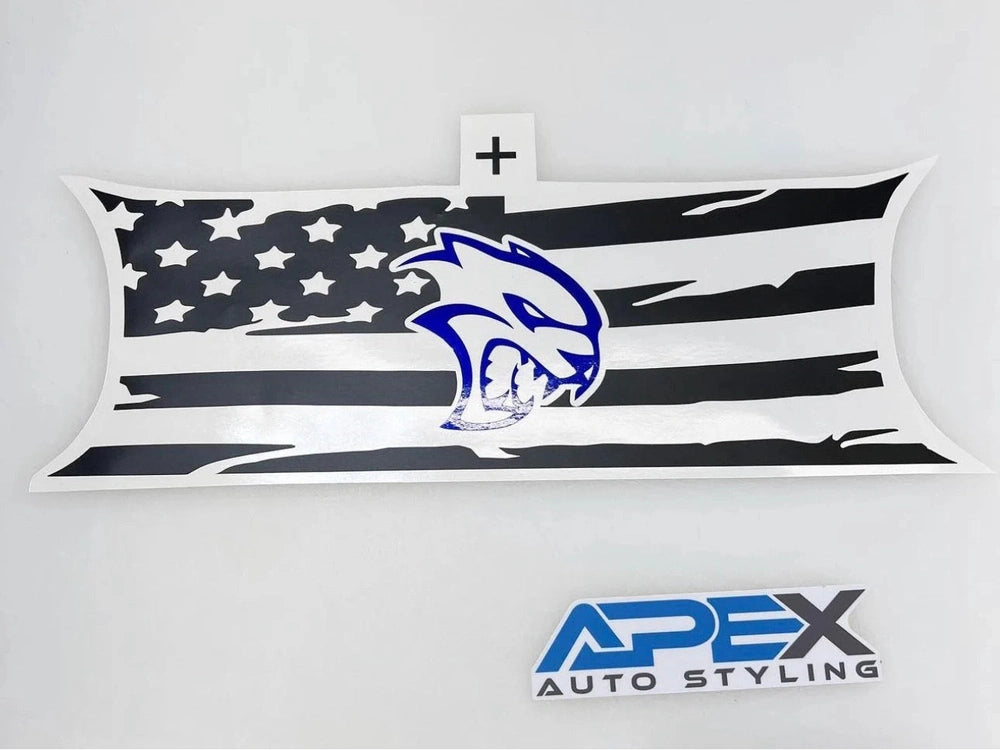 Challenger Taillight Divider Decal - Hellcat Logo – Apex