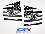 Charger Quarter Window Decals - Superbee Logo (2011 - 2023)