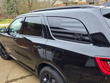 Durango Quarter Window Decals - R/T Logo