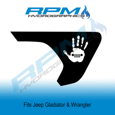 2018 - 2022 Wrangler / Gladiator Fender Vent Decals - Jeep Wave