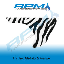 2018 - 2022 Wrangler / Gladiator Fender Vent Decals - Zebra Stripes