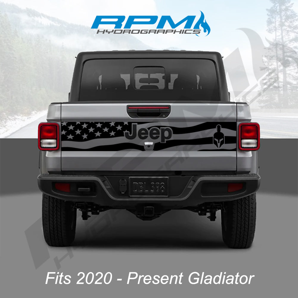 2020-2021 Jeep Gladiator Tailgate Decals - Gladiator Logos