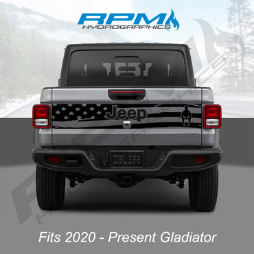 2020-2021 Jeep Gladiator Tailgate Decals - Gladiator Logos