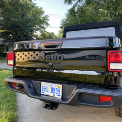2020-2021 Jeep Gladiator Tailgate Decals - American Flags