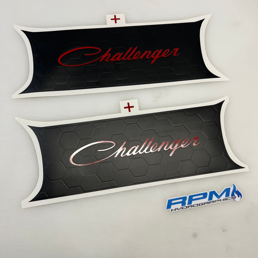 2015+ Challenger Tail Light Divider Decal - Challenger Text