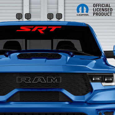 RAM TRX Windshield Banner - SRT Logo - Customizable