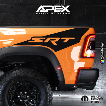 TRX Ignition Edition Style Bedside Decals - SRT Logo - Customizable