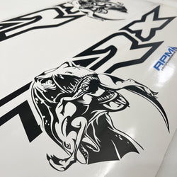RAM TRX Bedside Decals - TRX Logo + T-Rex Logo - Customizable