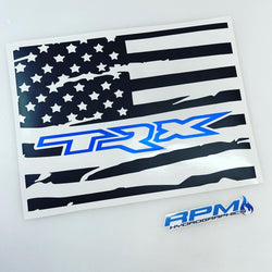 RAM TRX Rear Sliding Window Decal - TRX Logo (Multiple Styles) (Customizable)